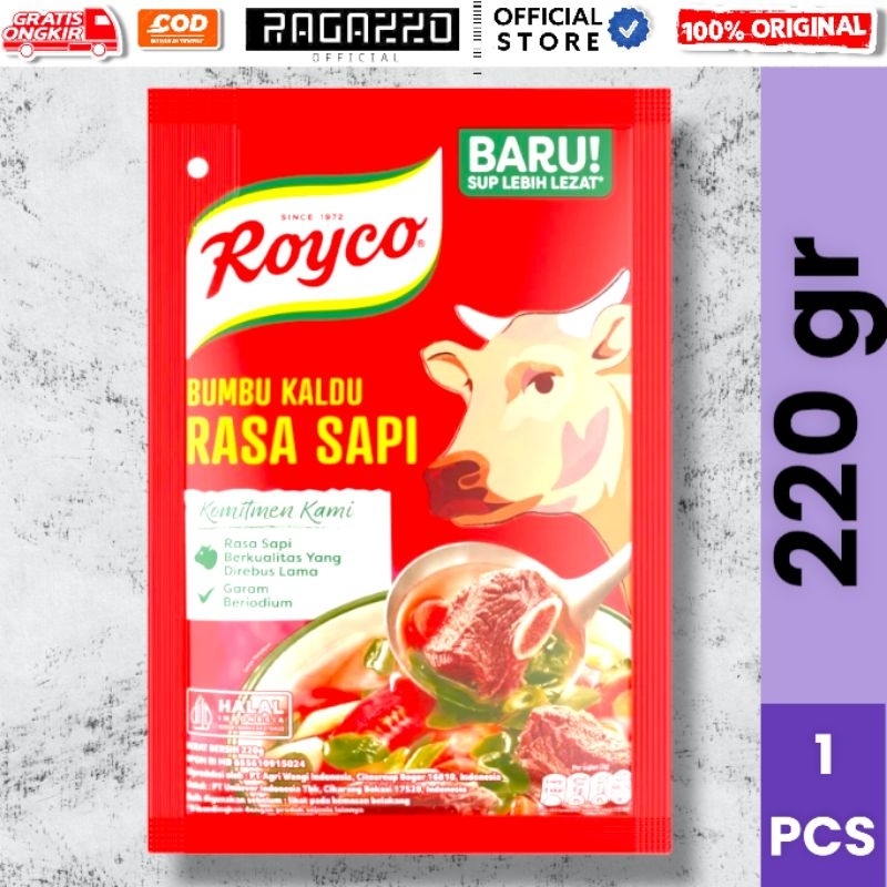 

Royco Rasa Sapi 220gr Royco Penyedap Makanan Rasa Sapi Murah