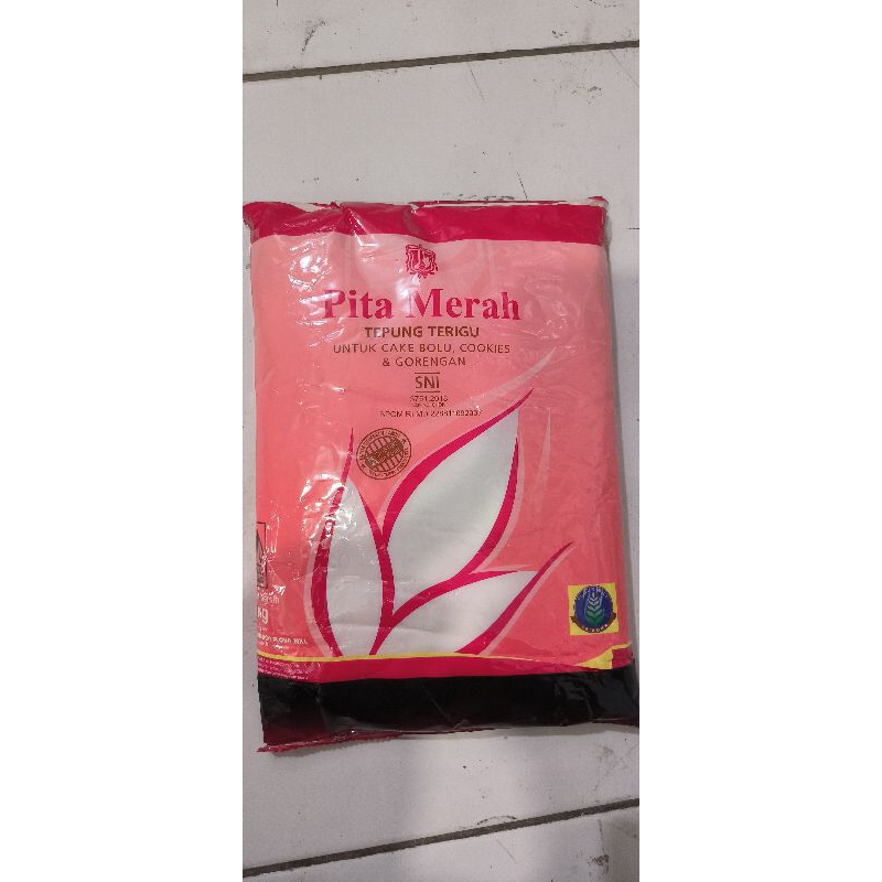 

Tepung Terigu ( PITA MERAH) 1Kg