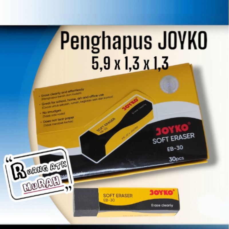 

JOYKO Penghapus/ Penghapus EB-30/ Penghapus Karet/ Penghapus Hitam/ Penghapus Putih ER-30W