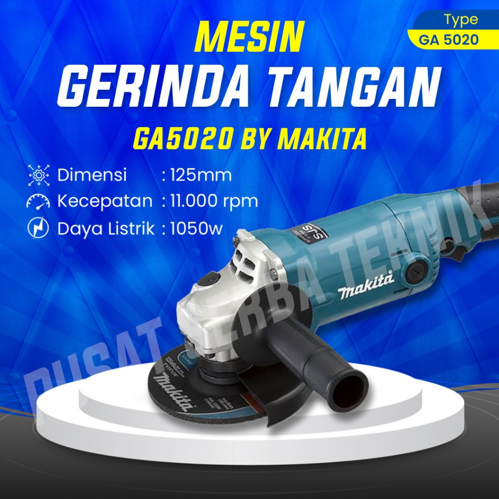 MAKITA Gerinda TANGAN GA 5020 5" INCH Makita