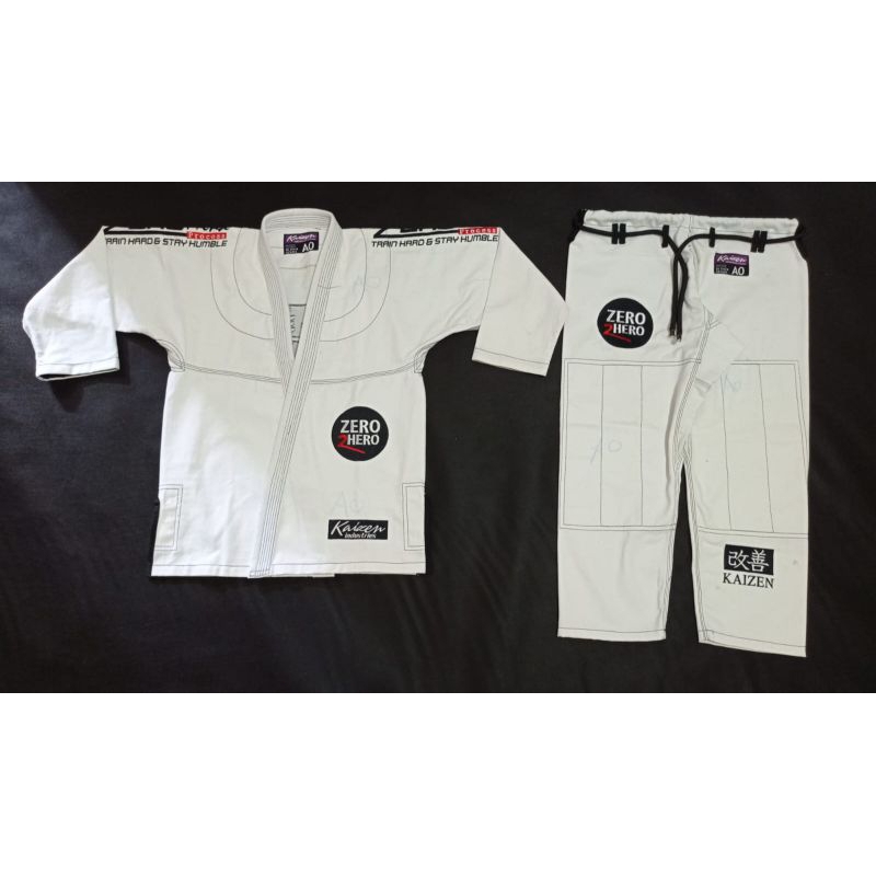 Gi kaizen kanvas katun/ dogi/ jujitsu / baju beladiri