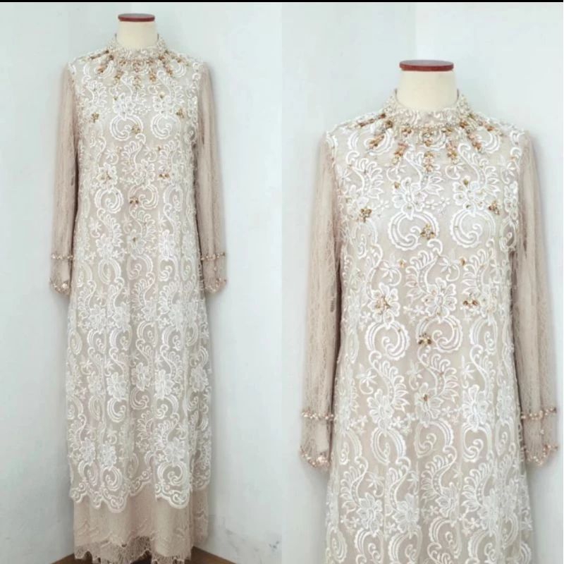 Jasmine Dress STL Sand L by Signature by Sarah The Label