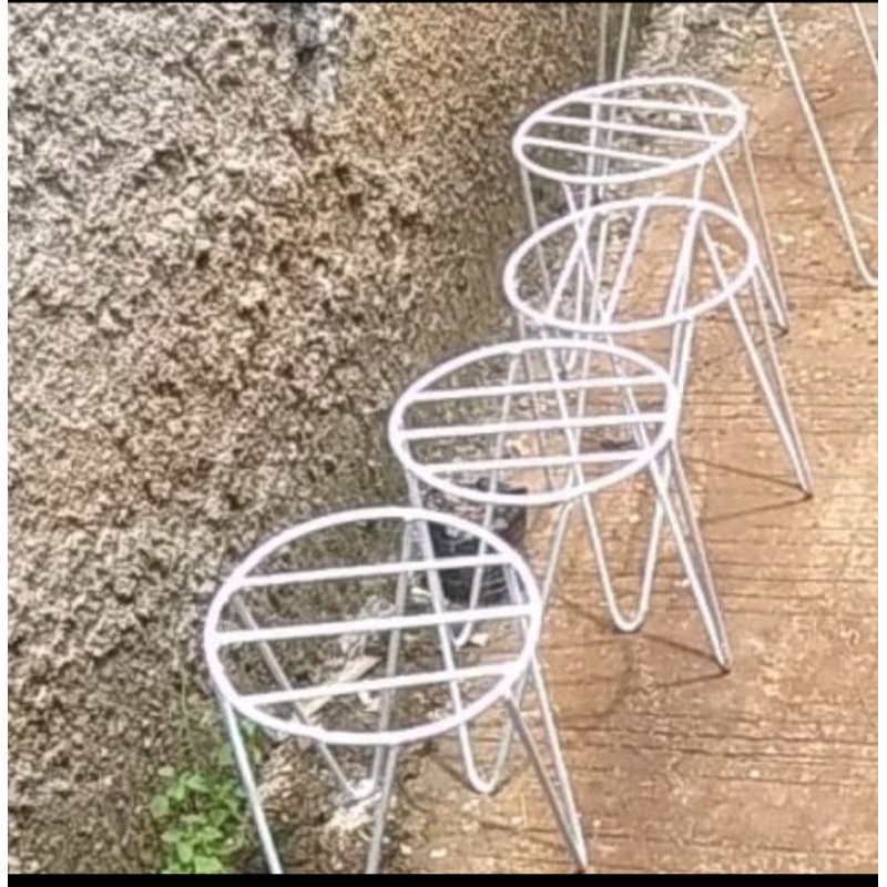 TATAKAN POT BUNGA DIAMETER 30 CM / STANDING TATAKAN POT / TATAKAN POT BUNGA BAHAN BESI BESAR / TATAK