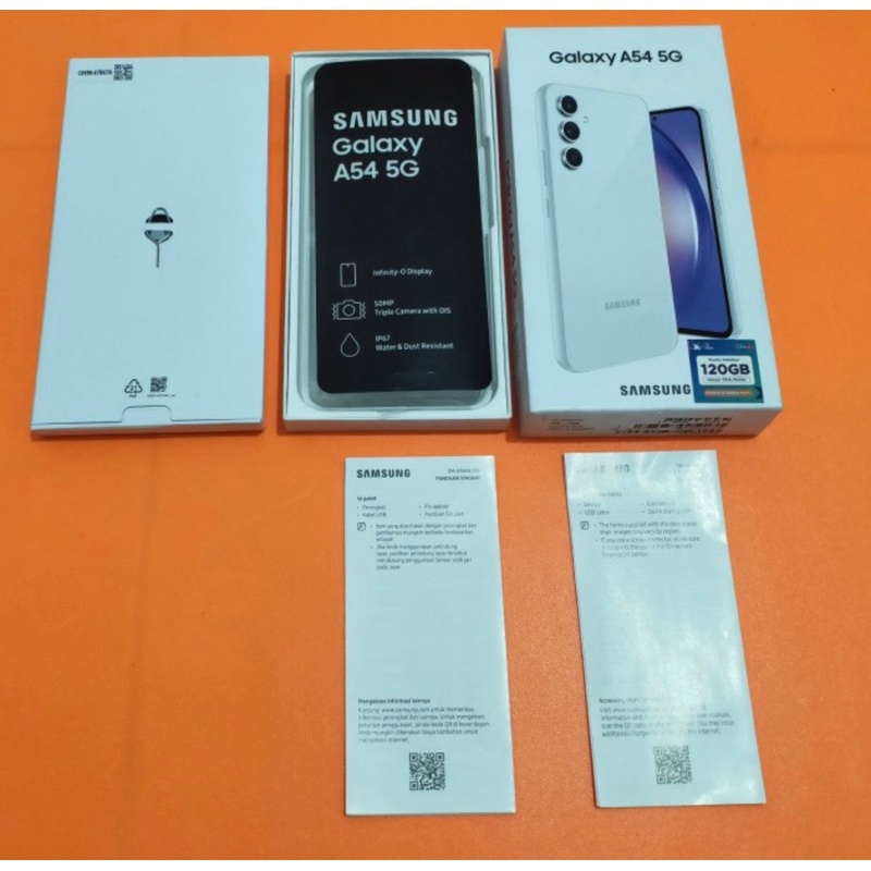 Dus Box Samsung Galaxy A54 5G Resmi Sein Original Copotan 100%
