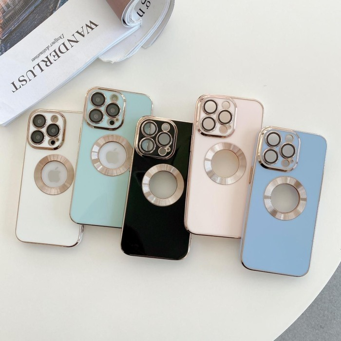 iPhone 13 /13 pro /13 Pro Max Silikon Cd Case Chrome Colour Case warna - 13