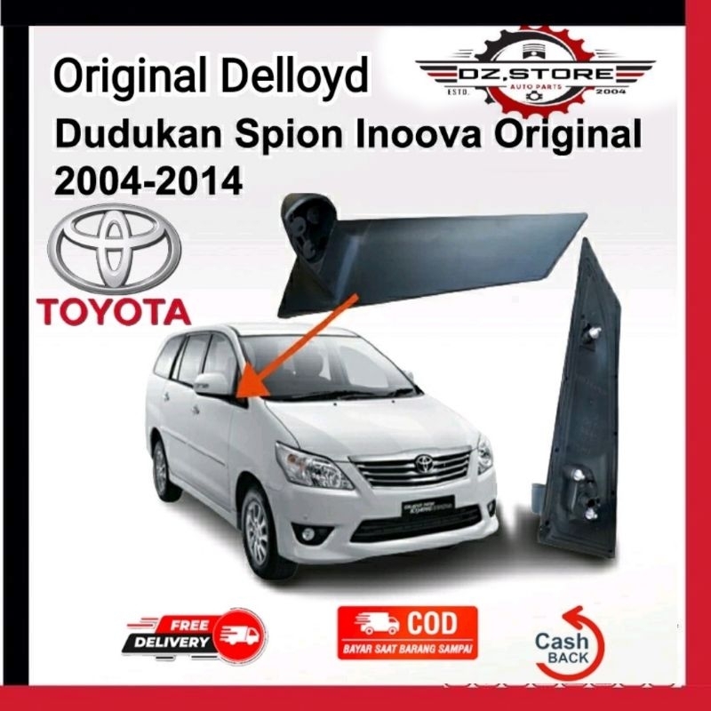 Kaki Dudukan Spion Innova Original Delloyd 2005 2006 2007 2008 2009 2010 2011 2012 2013 2014 2015 Bi