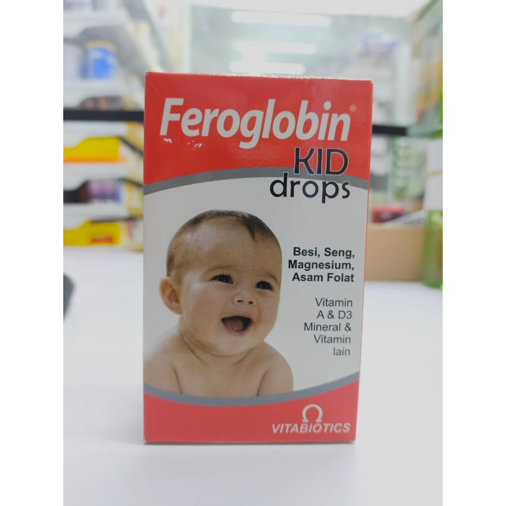 FEROGLOBIN KID DROP  UNTUK MEMENUHI KEBUTUHAN ZAT BESI, ASAM FOLAT DAN MINERAL PADA MASA BAYI DAN AN