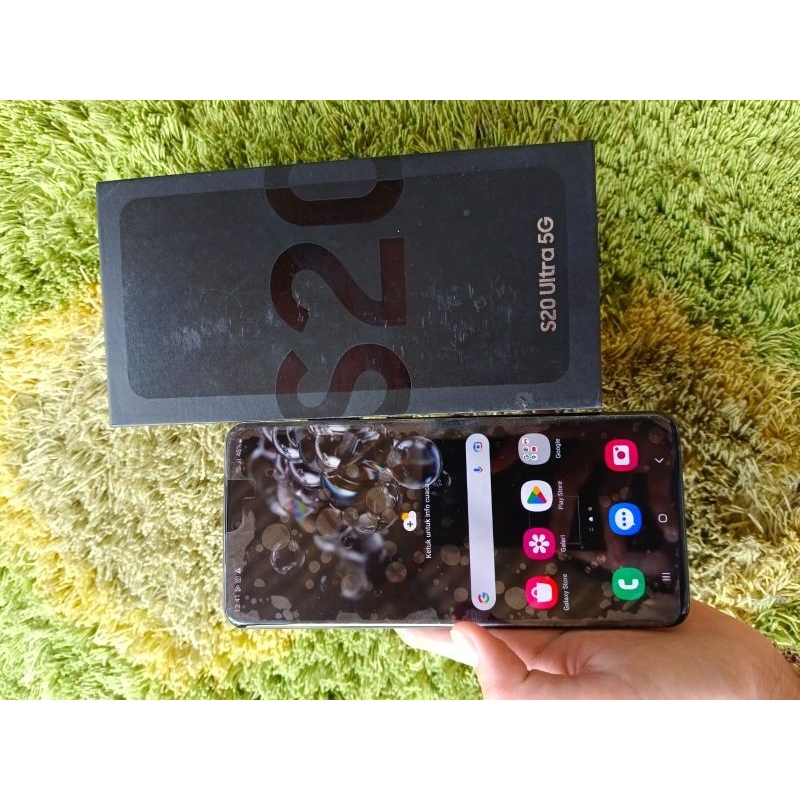 SAMSUNG GALAXY S20 ULTRA SECOND GARANSI SEIN dijamin ORIGINAL MULUS  FULLSET