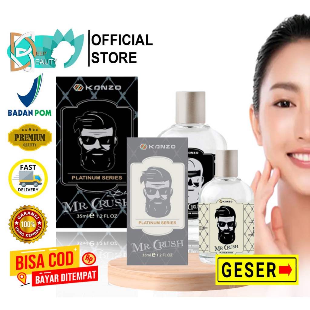 [BPOM] Parfum Mr Crush Black Edition 35ml / Parfum Mr Crush Black 35ml / Eau De Parfum MrCrush 35ml