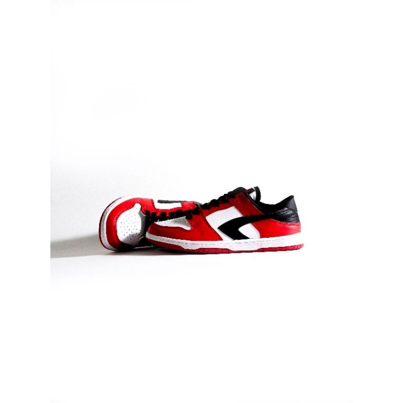 Sepatu Contrust Footwear Enjoy Donk RED WHITE | Sepatu Sneakers Casual Pria Wanita | Sepatu Original