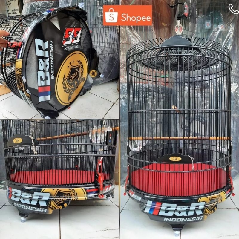 SANGKAR MURAI BNR 99 INVINTY PVC//AKSESORIS