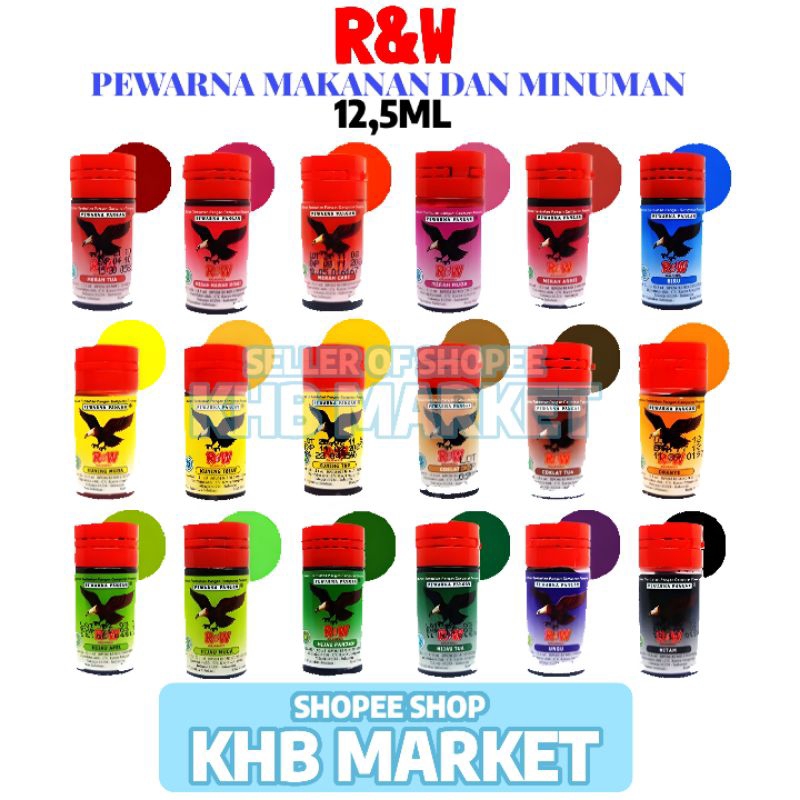 

Pewarna Makanan Dan Minuman R&W 12,5 ML