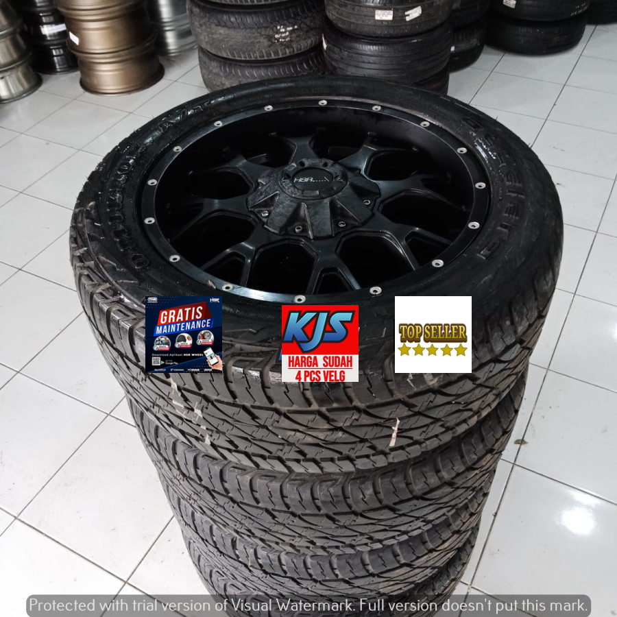 MENJUAL VELG RACING SECOND BERKUALITAS TERMURAH COCOK BUAT MOBIL PAJER PAJERO SPORT FORTUNER HILUX D