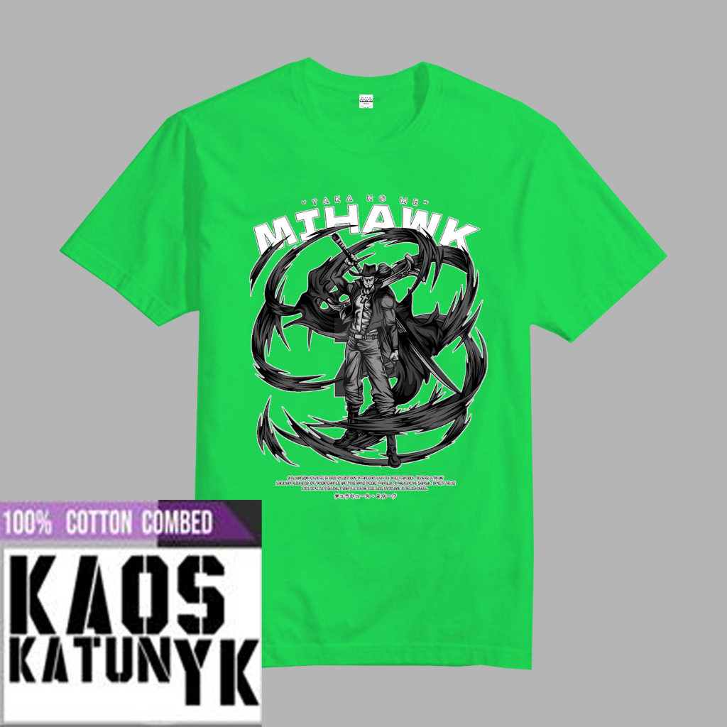 Kaos Distro one piece mihawk