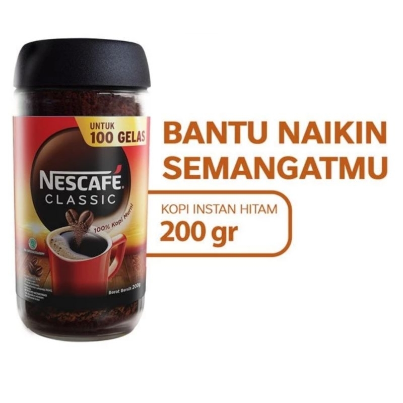 

Kopi Nescafe Classic Jar 200gr Botol Beling