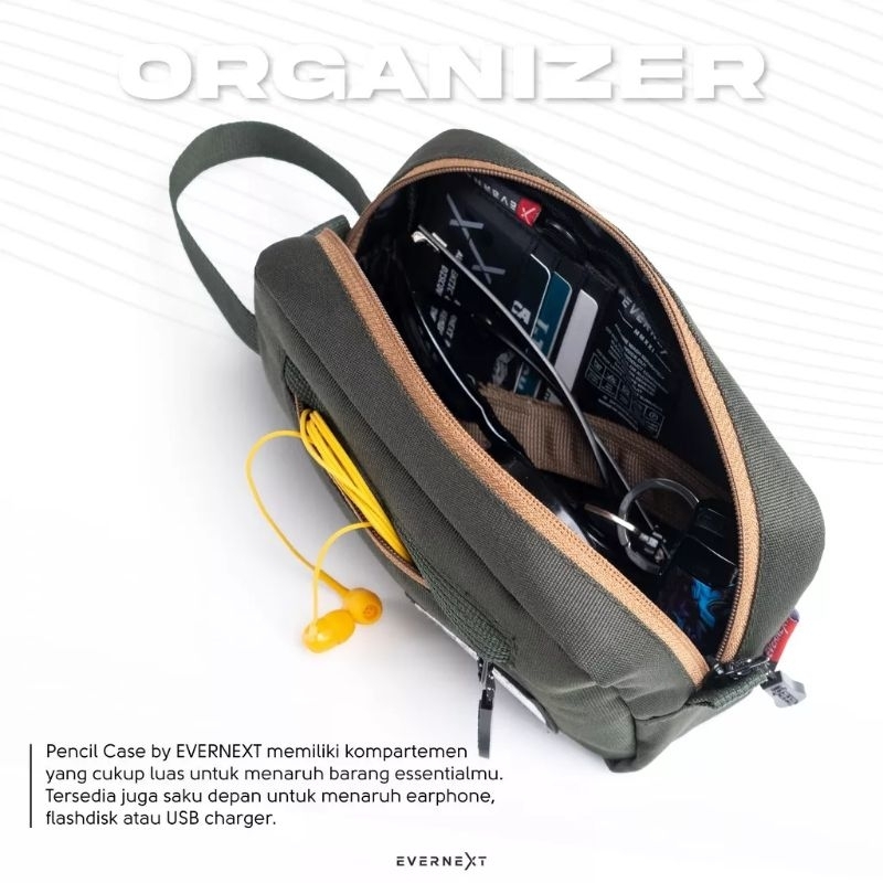 

Pensil Case Multifungsi Tempat Pensil Sekolah, Kuliah,Kantor, Traveling Organizer