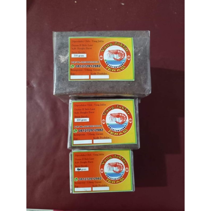 

Terasi Bangka Yang Ja'far Asli Belo laut