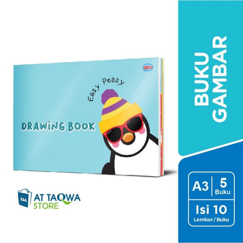 

[5 PCS] Buku Gambar A3 SIDU / Sinar Dunia