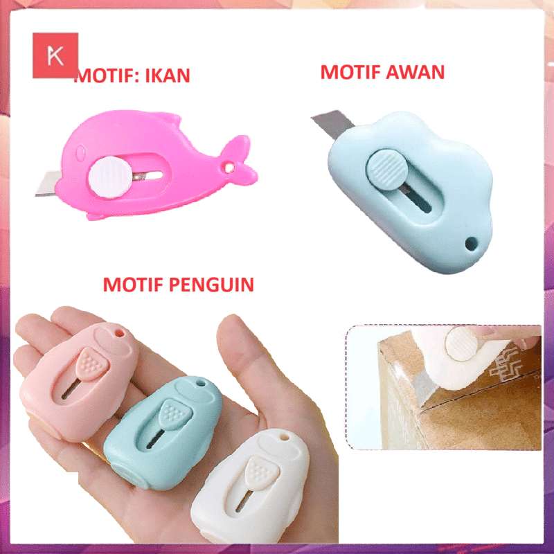 

ANG MINI CUTTER PORTABLE / PISAU PEMOTONG KERTAS DAN PAKET UNBOXING SERBAGUNA
