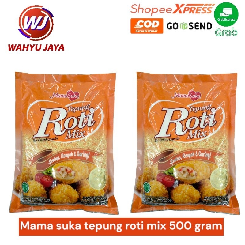 

Mama suka tepung roti mix 500gram