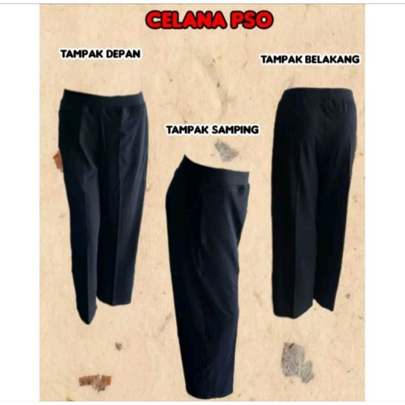 celana kulot pso persit syari terbaru olahraga sesuai mupus aturan pusat