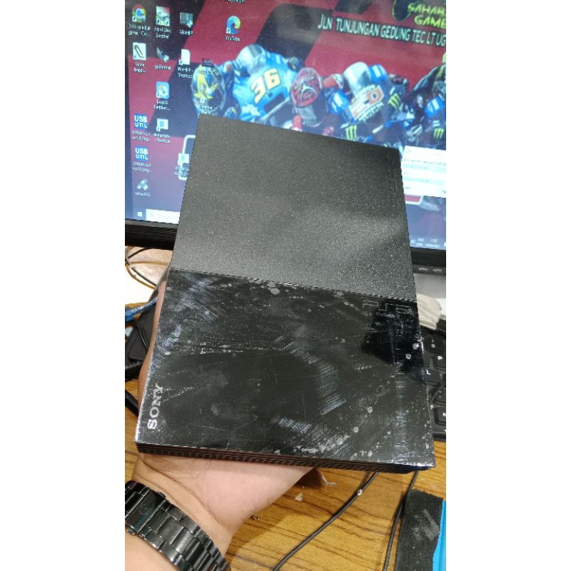 playstation2 slim multy bisa kaset bs hardis