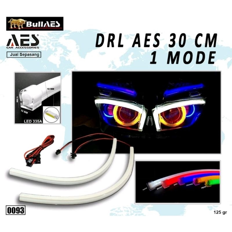 LED DRL ALIS AES grade A 30cm 1warna/1mode 1sett