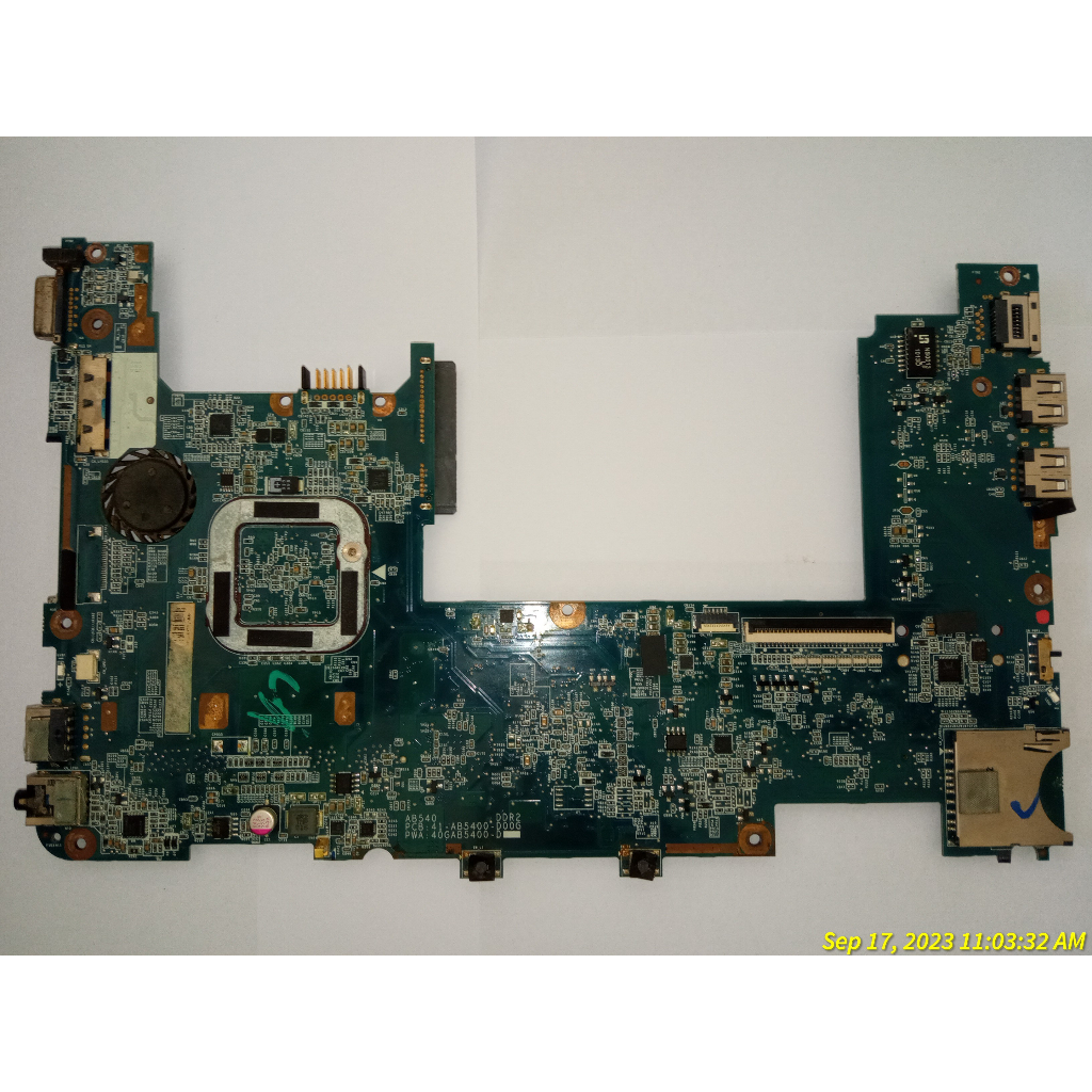 Motherboard/MOBO HP Mini 110 Rusak untuk Kanibalan