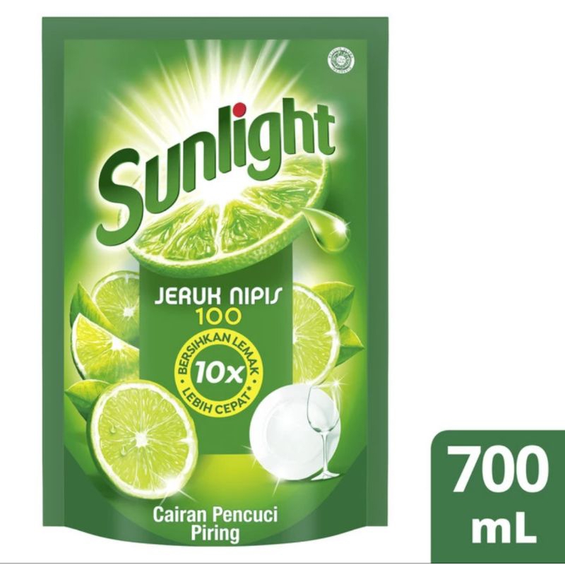 Sunlight Pencuci Piring Jeruk Nipis Lime 700Ml