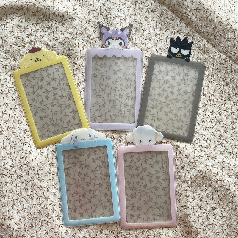 

SALE CARD HOLDER CARD COVER FRAME CLEAR TOPLOADER SLEEVE SANRIO PHOTOCARD