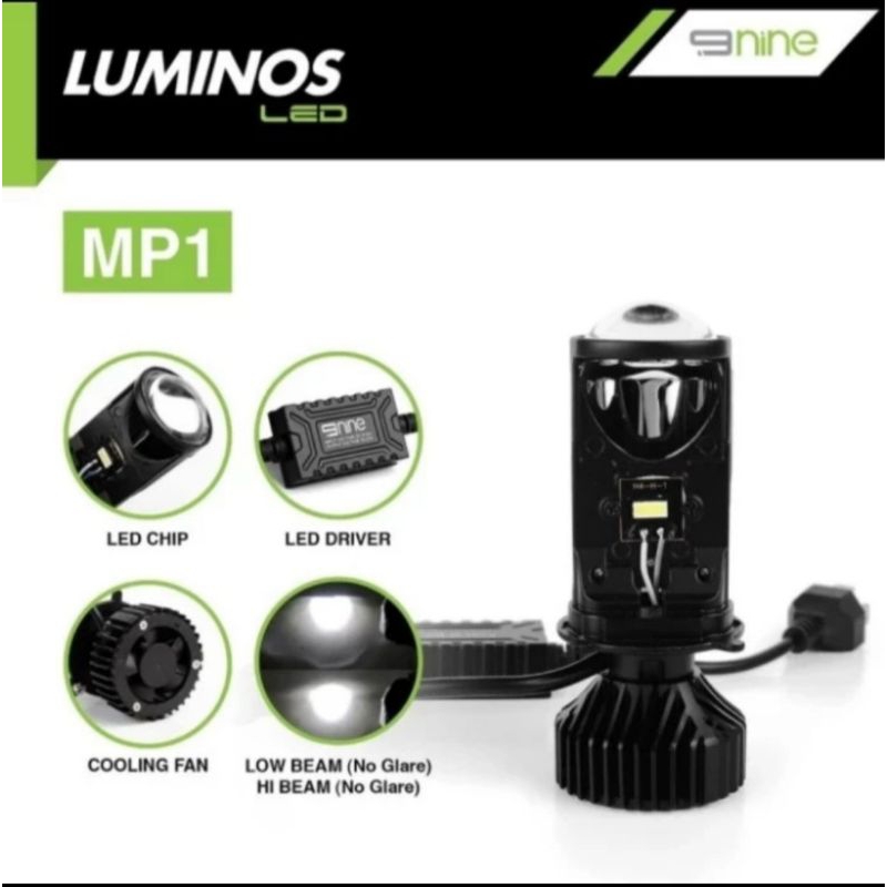 LAMPU LED MOTOR MP1 HS1 H4 LUMINOS SUPER TERANG PNP VIXION BYSON MX KING CB150R VERZA