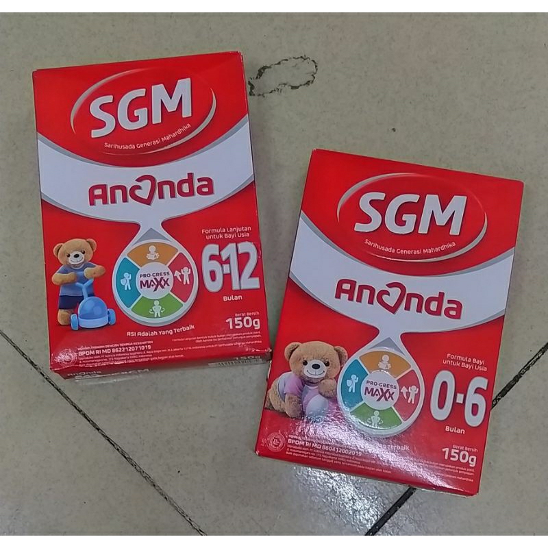 

SGM Ananda 0-6 Bln & 6-12 Bln 150gr