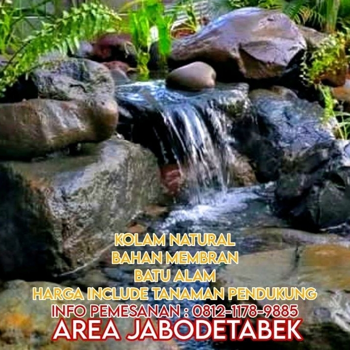 spesialis kolam natural pond membran hdpe