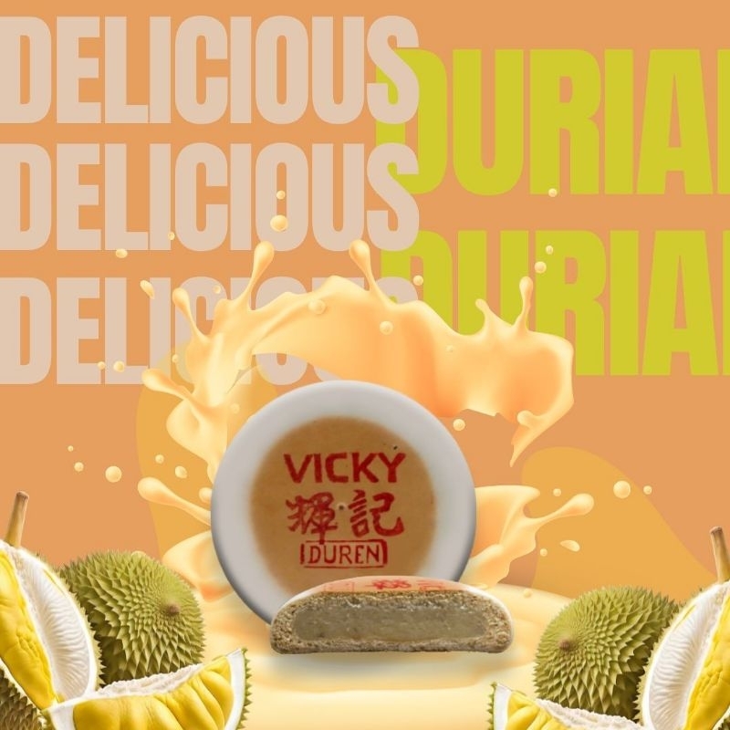 Mooncake Vicky Roda / Kue Bulan Putih Merk Vicky