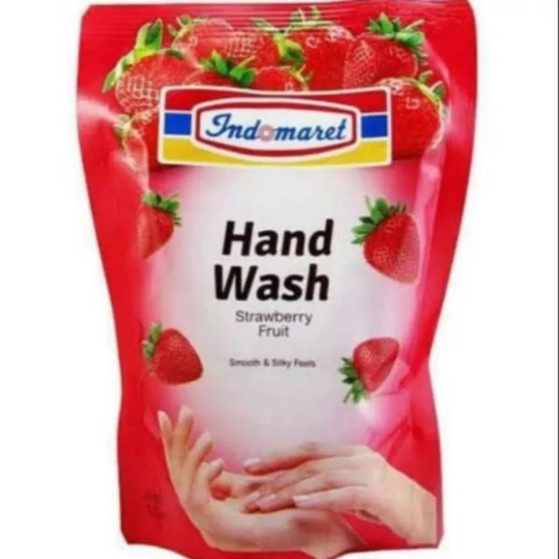 Hand Wash Indomaret sabun cuci tangan strawberry fruit 375ml