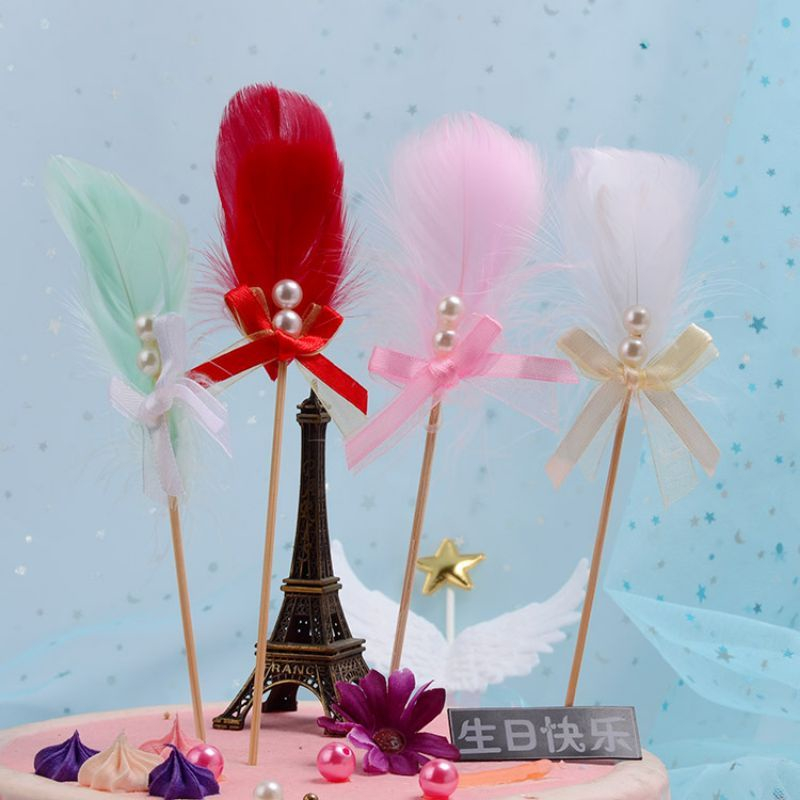 

CAKE TOPPER BULU HIASAN WARNA COLOURFUL HIJAU MERAH KUNING PUTIH SAYAP BULU AYAM MUTIARA AKSESORIS CAKE TUSUKAN DEKORASI CAKE TOPPER KUE HIASAN KUE GROSIR CAKE DECORATION