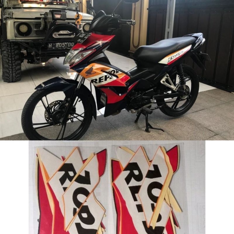 Striping ori Honda Blade Repsol 2009-2010 full body