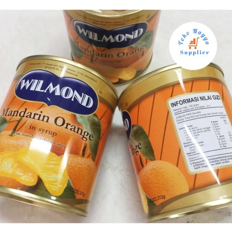 

Buah Jeruk Mandarin Orange in Sirup Kaleng - WILMOND