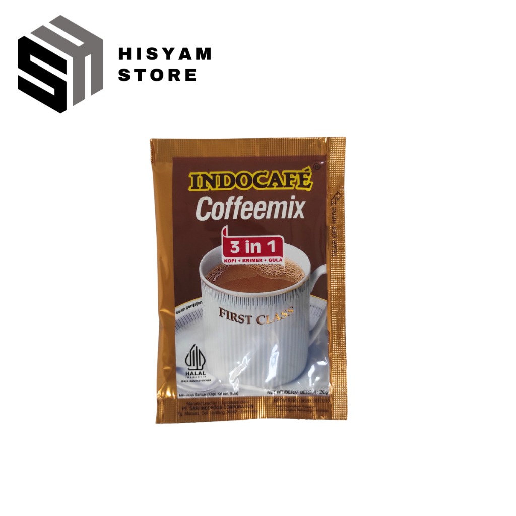 

INDOCAFE Coffeemix 3 in 1 Kopi Krimer Gula Satu Renceng 10 Sachet