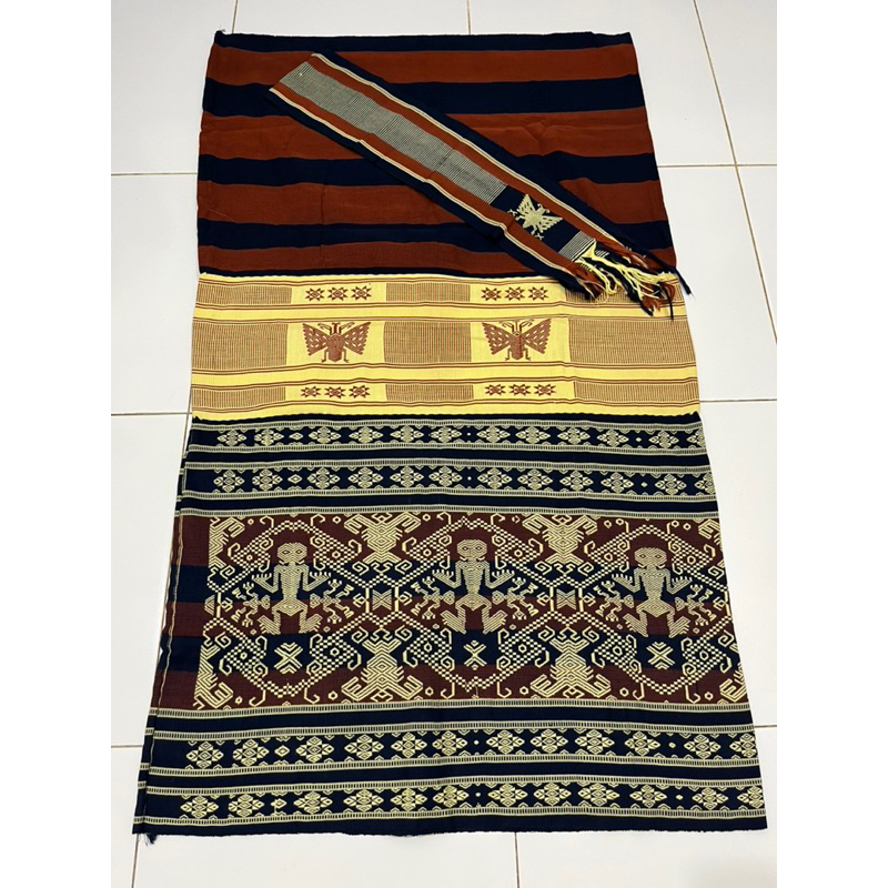 Kain tenun pahikung sumba mix