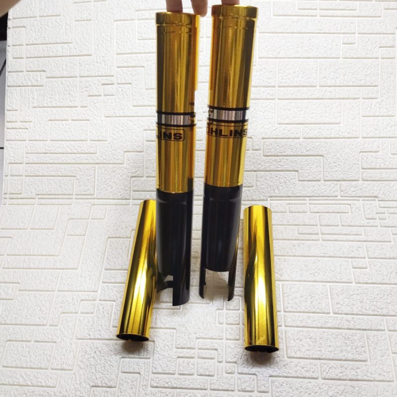 Promo cover shock Gold depan variasi Yamaha Vixion old