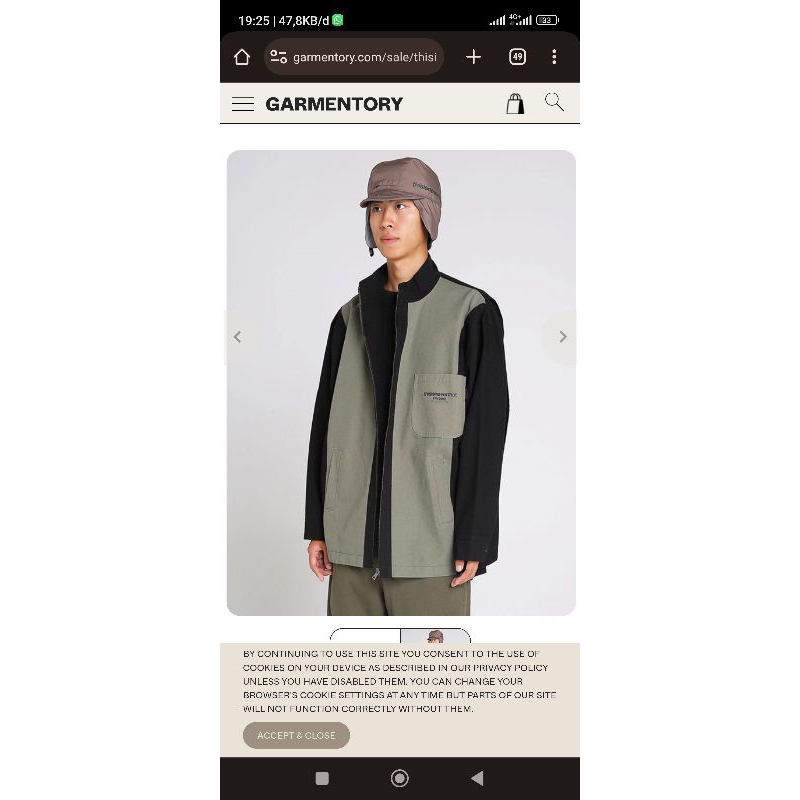 ZIP jacket thisisneverthat