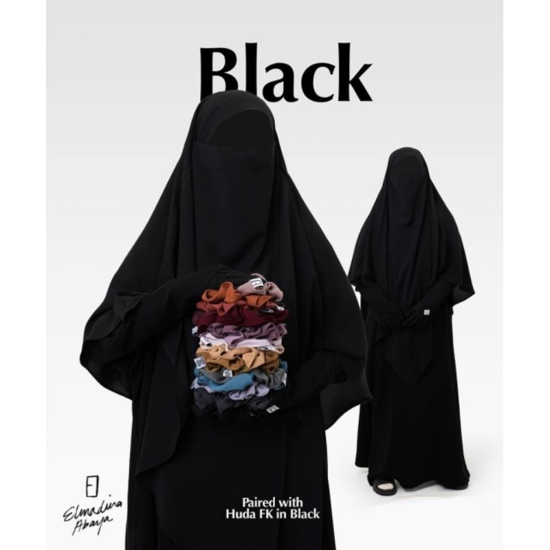 ELMADINA FK HUDA BLACK MAZEN
