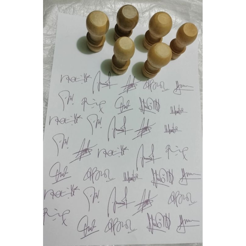 

STEMPEL TANDA TANGAN GAGANG KAYU
