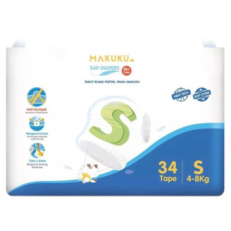 PAMPERS MAKUKU SLIM CARE S