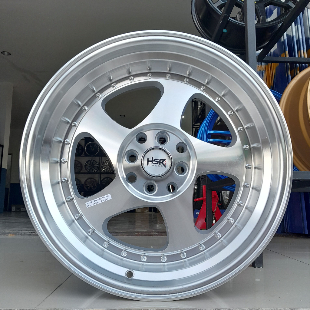 velg mobil celong ring 17 baut 4 untuk yaris, kia rio, grand livina hsr wave r17 lebar 8/9 velg clas