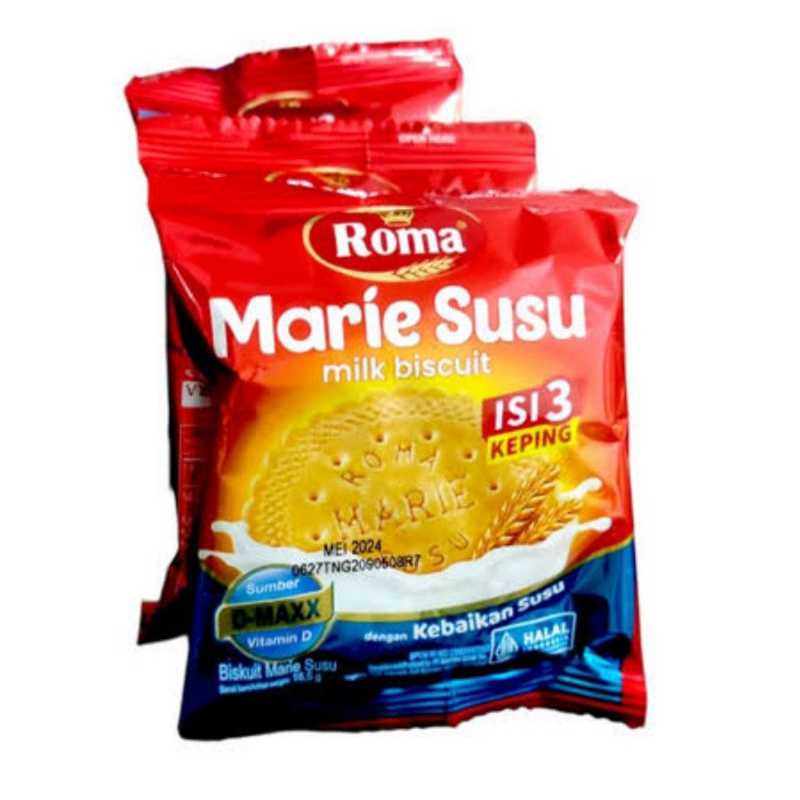 

Roma Marie Biskuit Susu 21 gr x 3pcs - Sembako Jogja