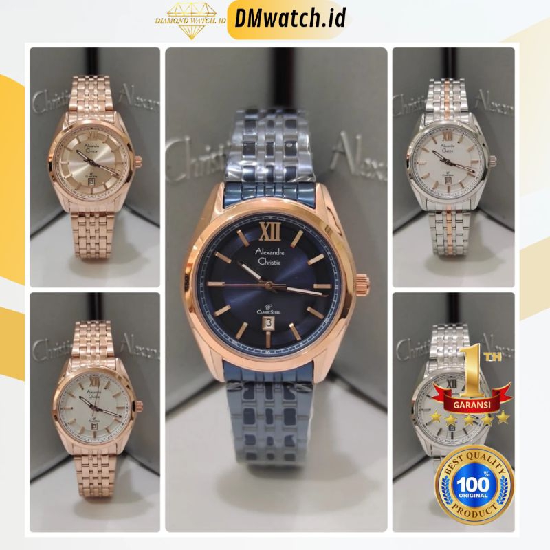 Jam Wanita Alexandre Christie AC8690 AC 8690 Original Alexander Christie Garansi Resmi