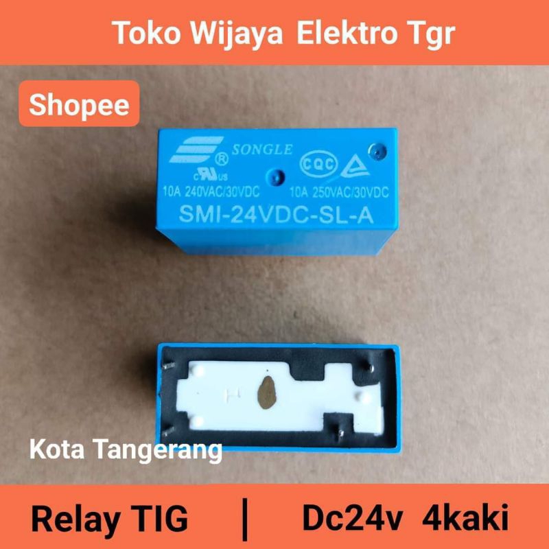Mesin Las Sparepart | Relay DC24V Persegi Relay TIG