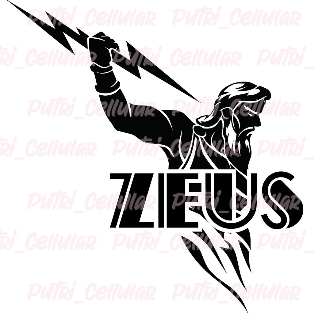 0522 Cutting stiker kakek Zeus